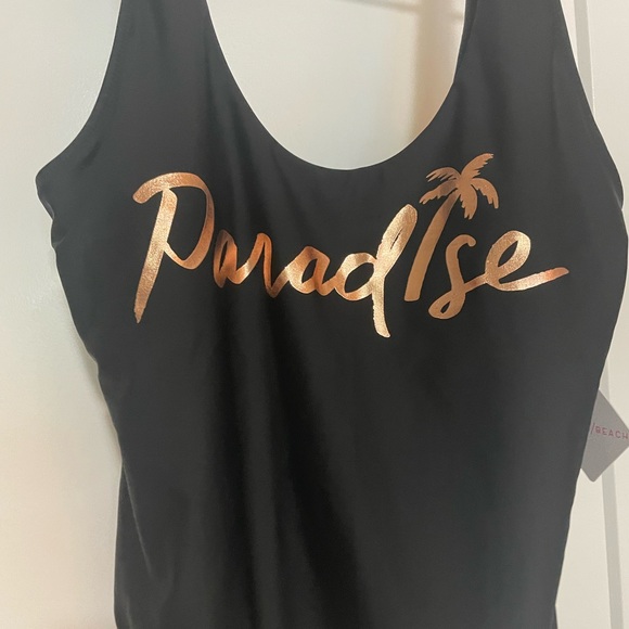 Women’s Black One Piece Vanilla Beach Swimsuit - Picture 3 of 6